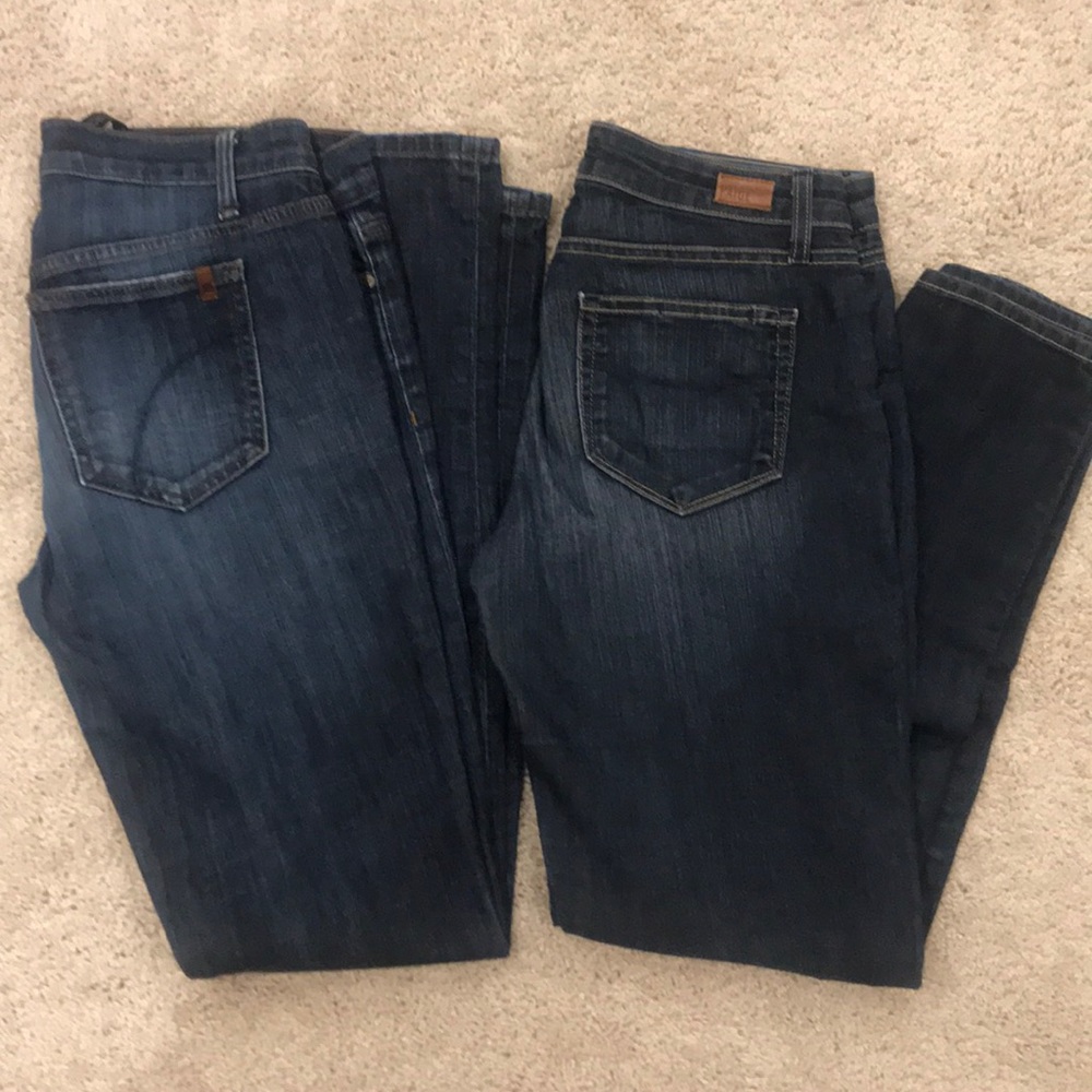 Lot of 2 - Size 28 Jeans - Joe’s Jeans and Paige